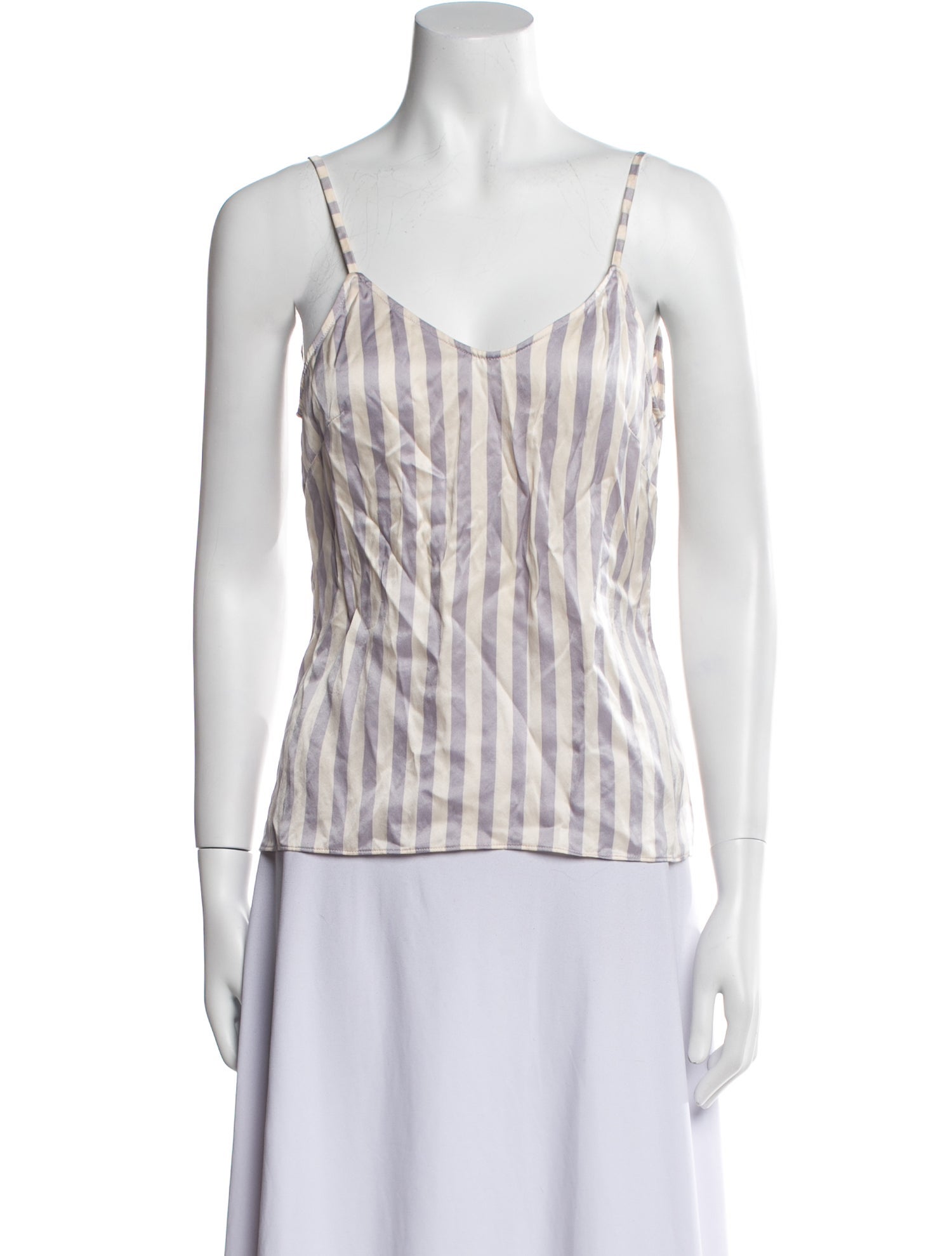 Morgan Lane Silk Striped Top