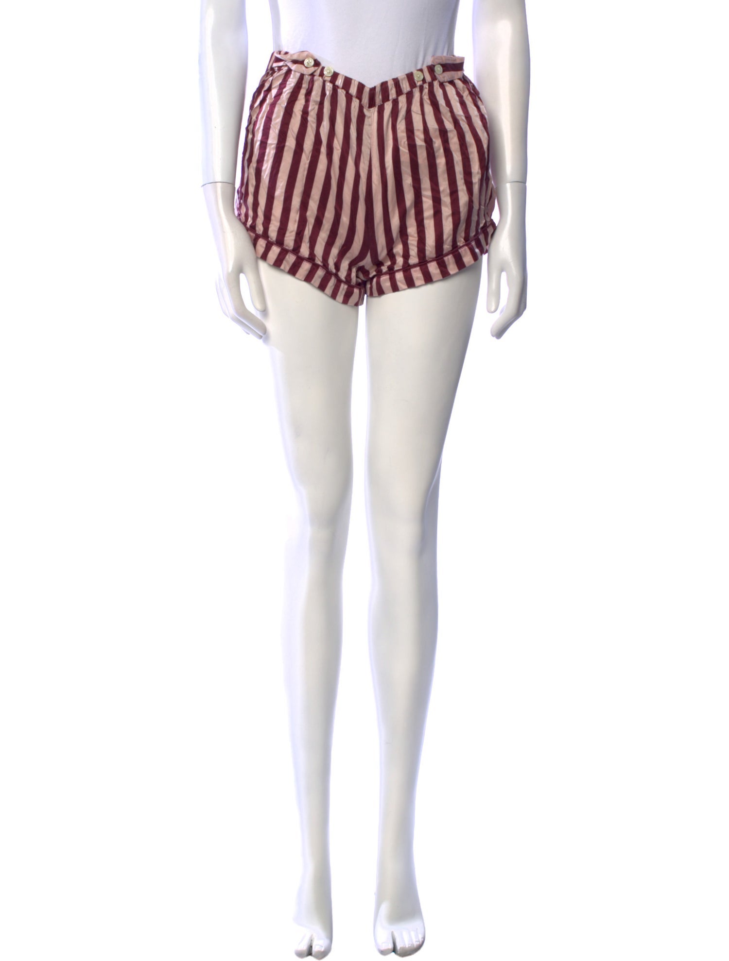 Morgan Lane Striped Mini Shorts