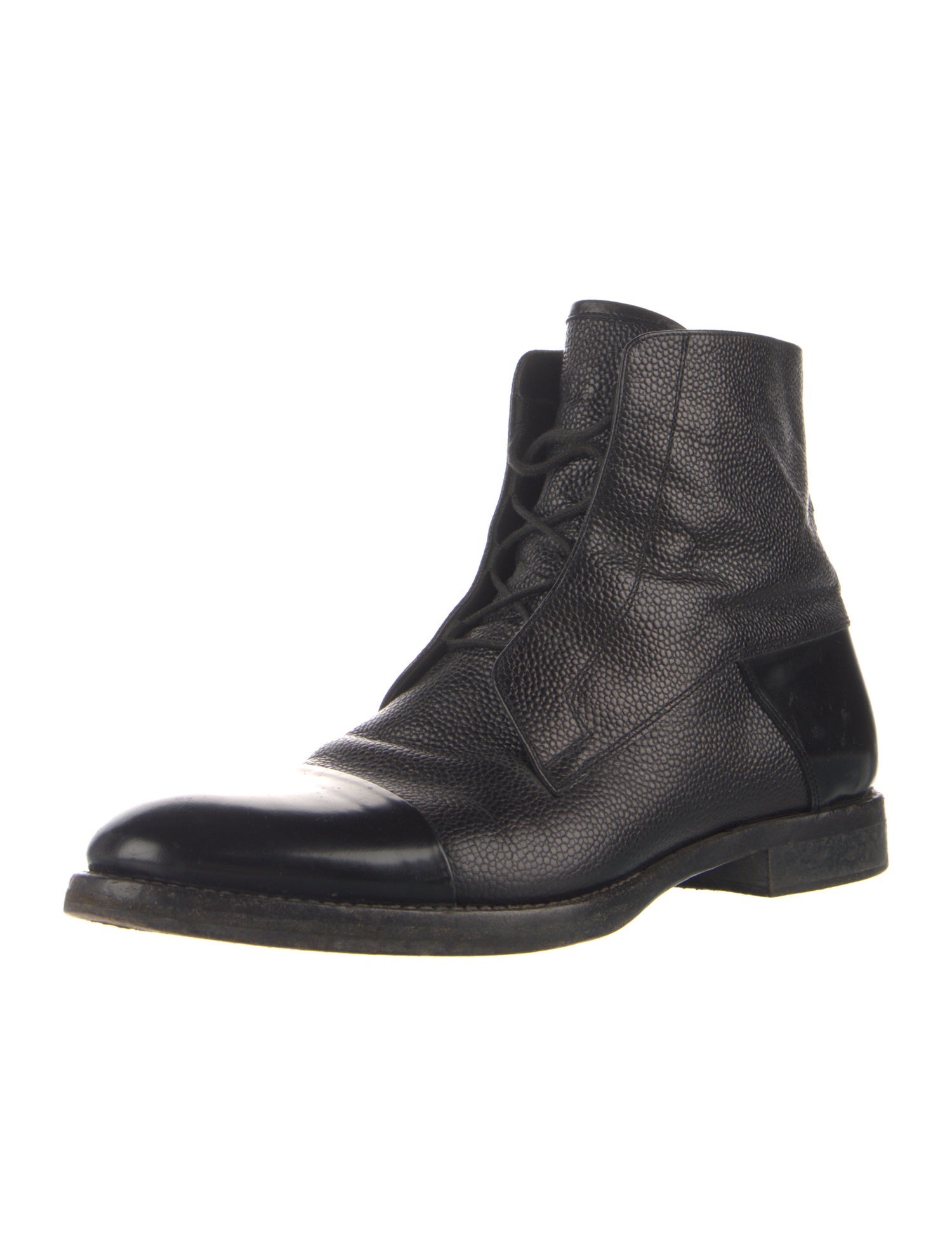 Mr. Hare Leather Lace-Up Boots