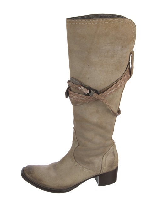 Mark Nason Suede Lace-Up Boots