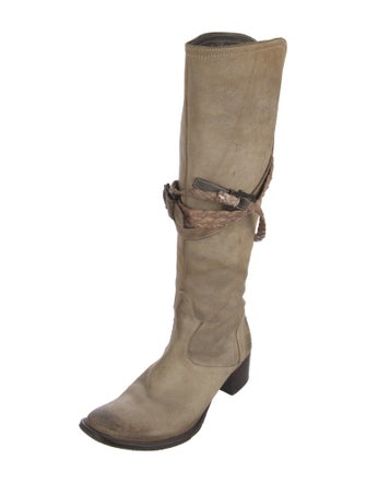Mark Nason Suede Lace-Up Boots