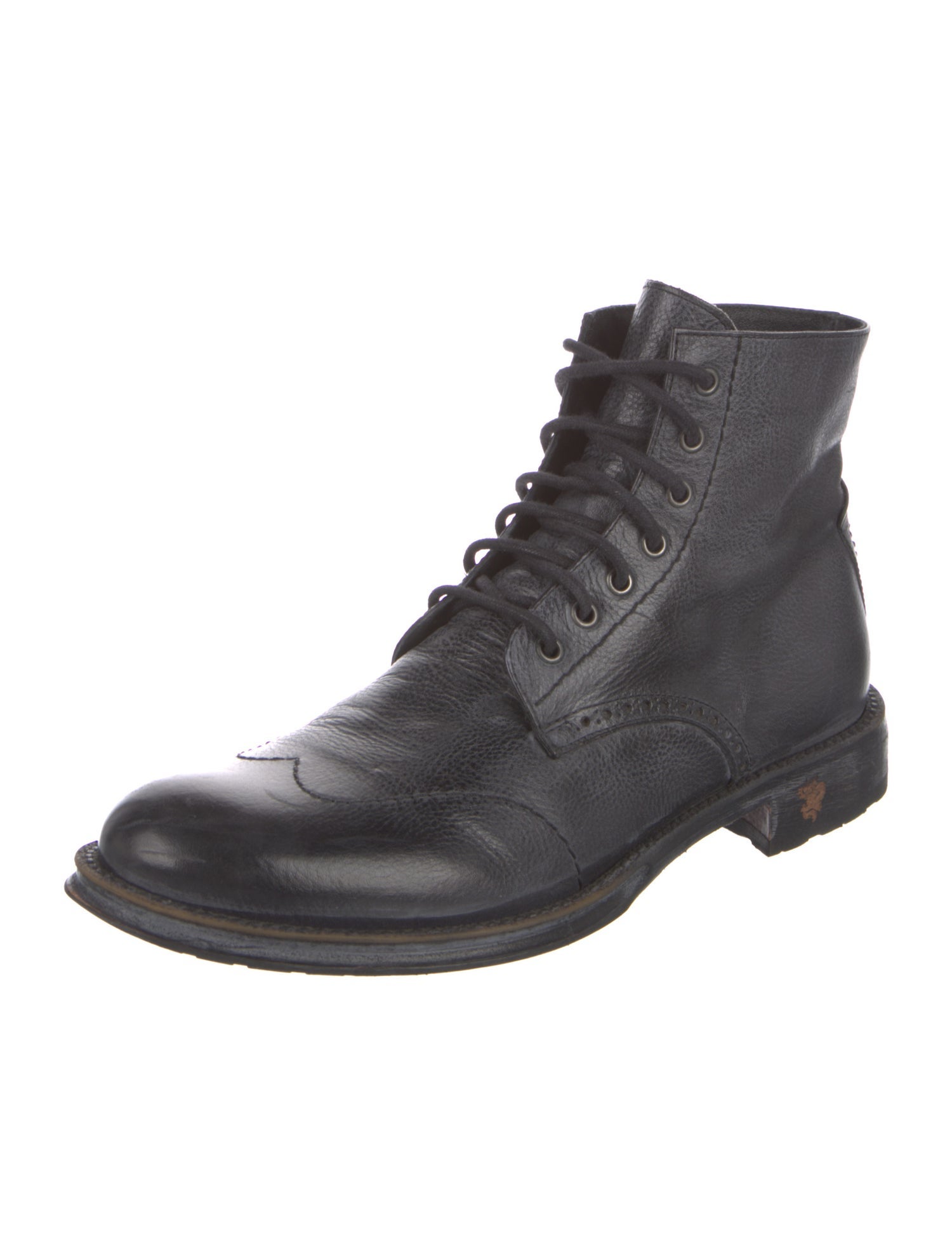 Mark Nason Leather Lace-Up Boots