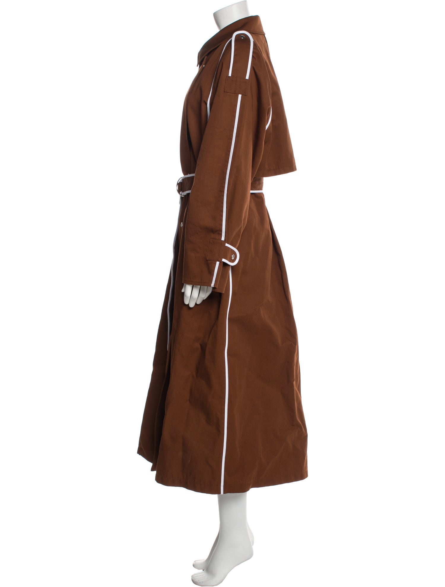 Mr. Larkin Striped Trench Coat