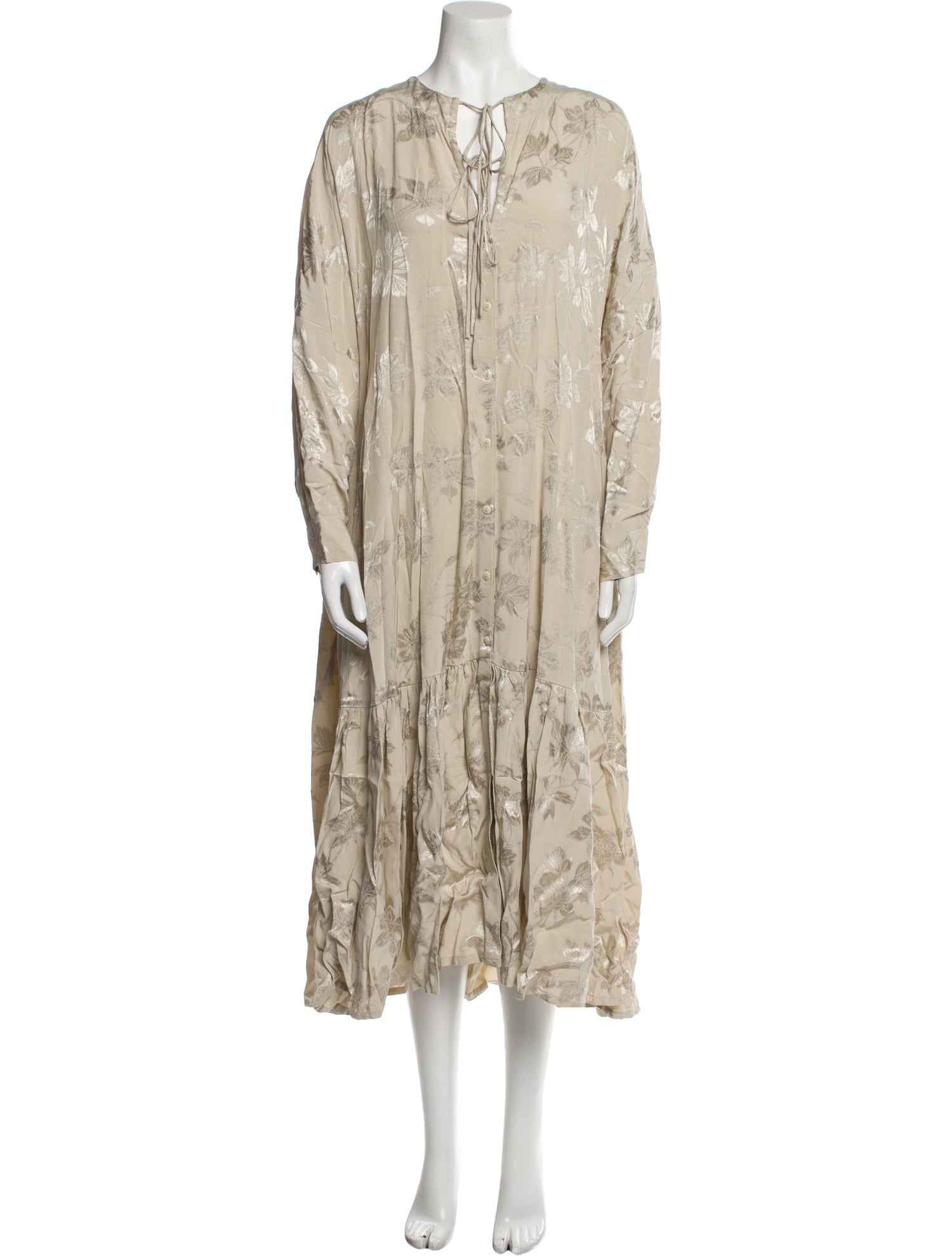 Mr. Larkin Floral Print Midi Length Dress