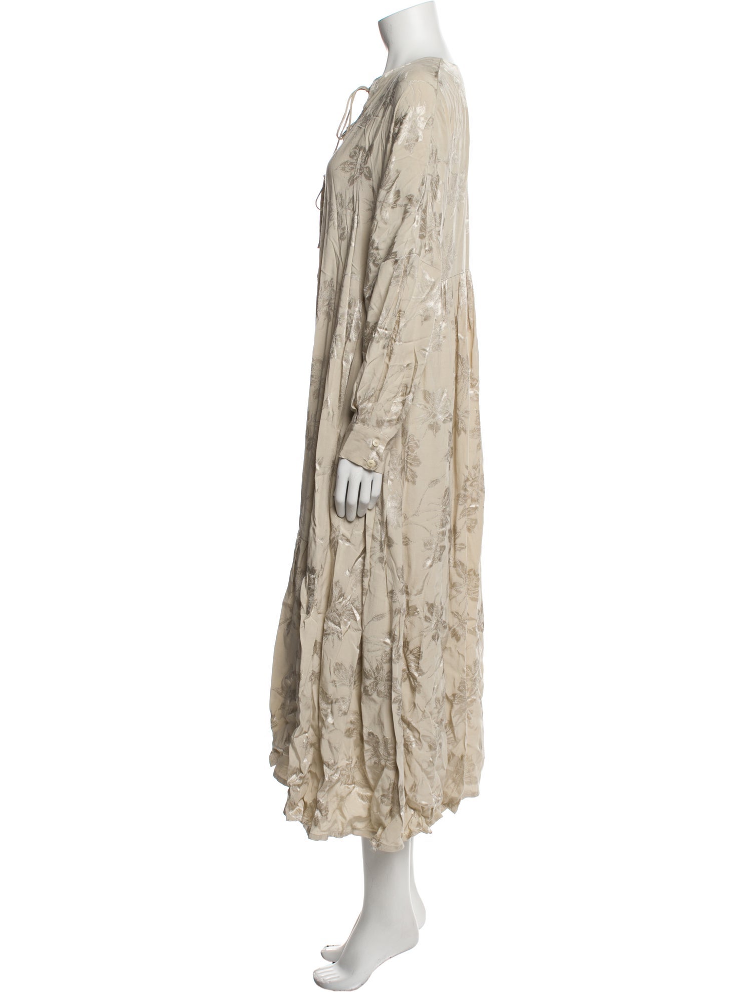 Mr. Larkin Floral Print Midi Length Dress