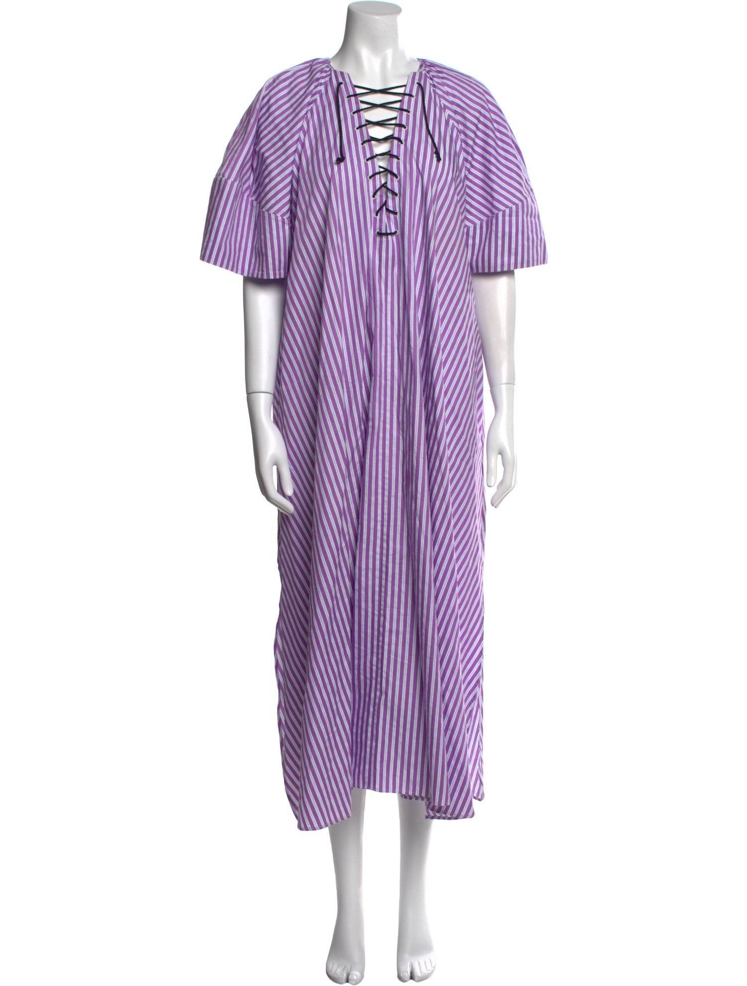 Mr. Larkin Striped Long Dress