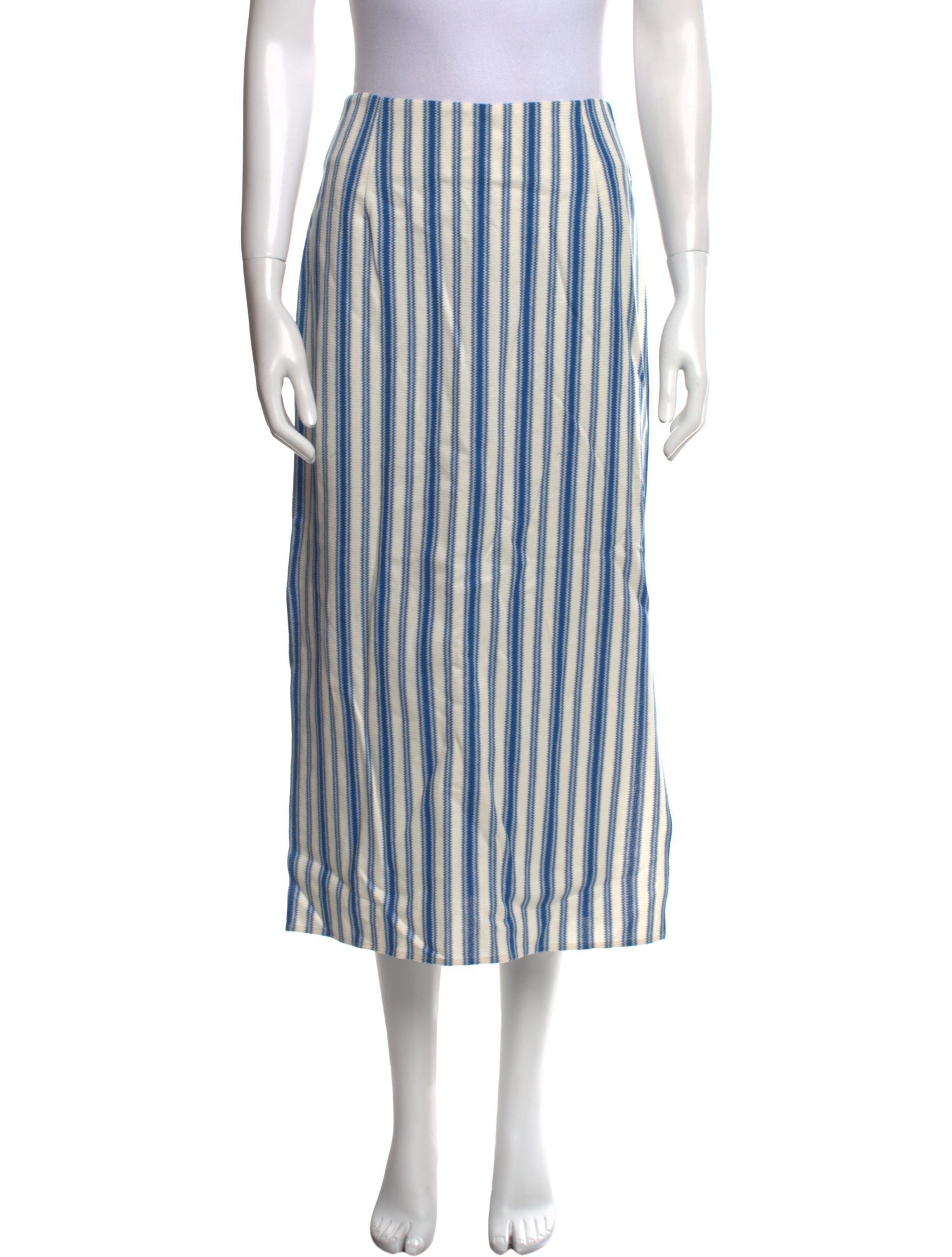 Mr. Larkin Striped Midi Length Skirt