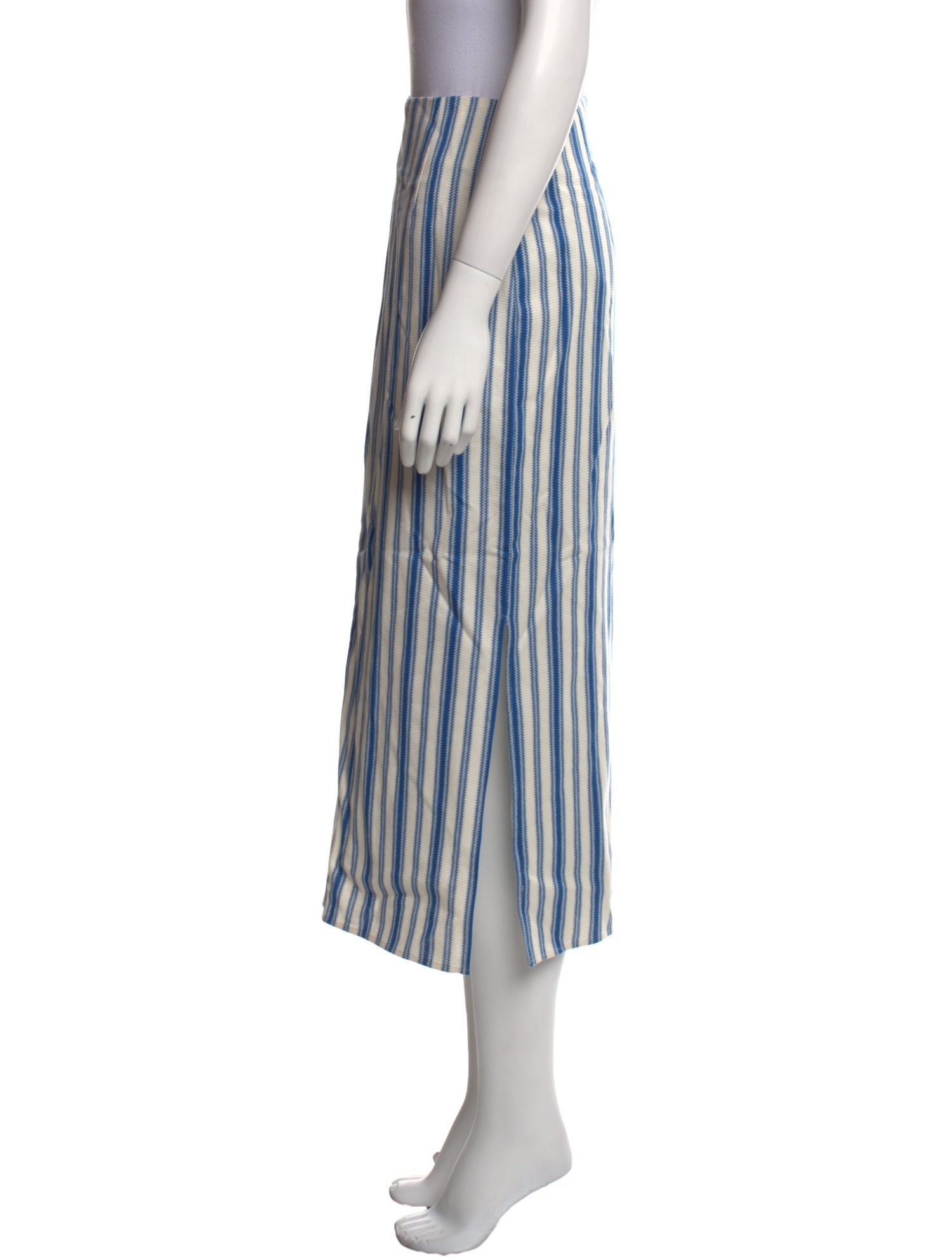 Mr. Larkin Striped Midi Length Skirt