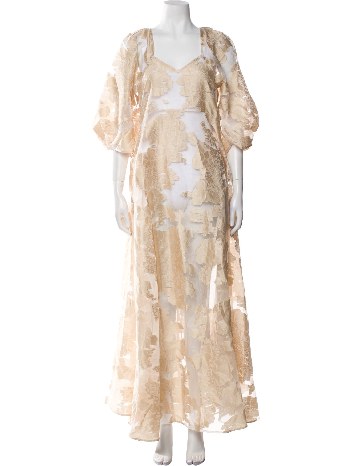 Mr. Larkin Floral Print Long Dress