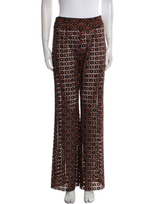 Mr. Larkin Patterned Wide Leg Pants