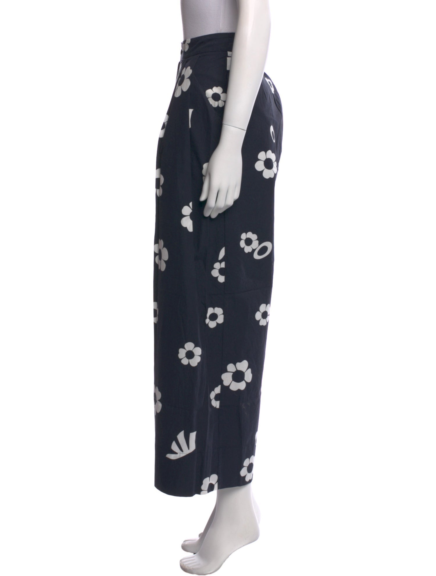 Mr. Larkin Floral Print Wide Leg Pants