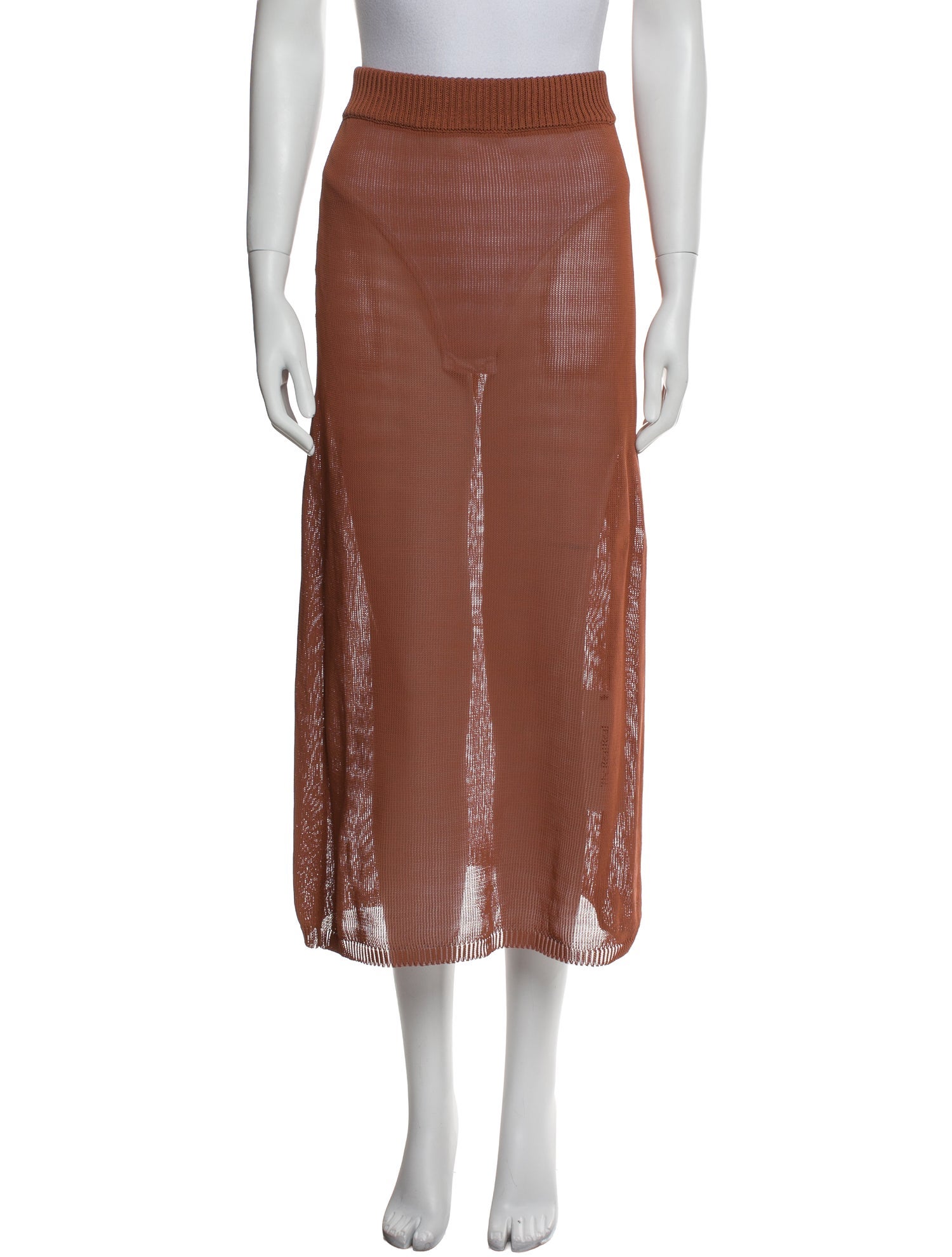 Mr. Larkin Crochet Trim Midi Length Skirt