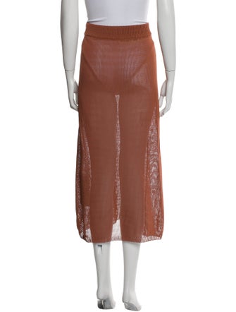 Mr. Larkin Crochet Trim Midi Length Skirt