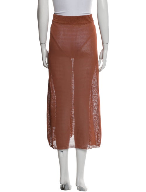 Mr. Larkin Crochet Trim Midi Length Skirt