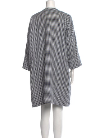 Mr. Larkin Plaid Print Mini Dress