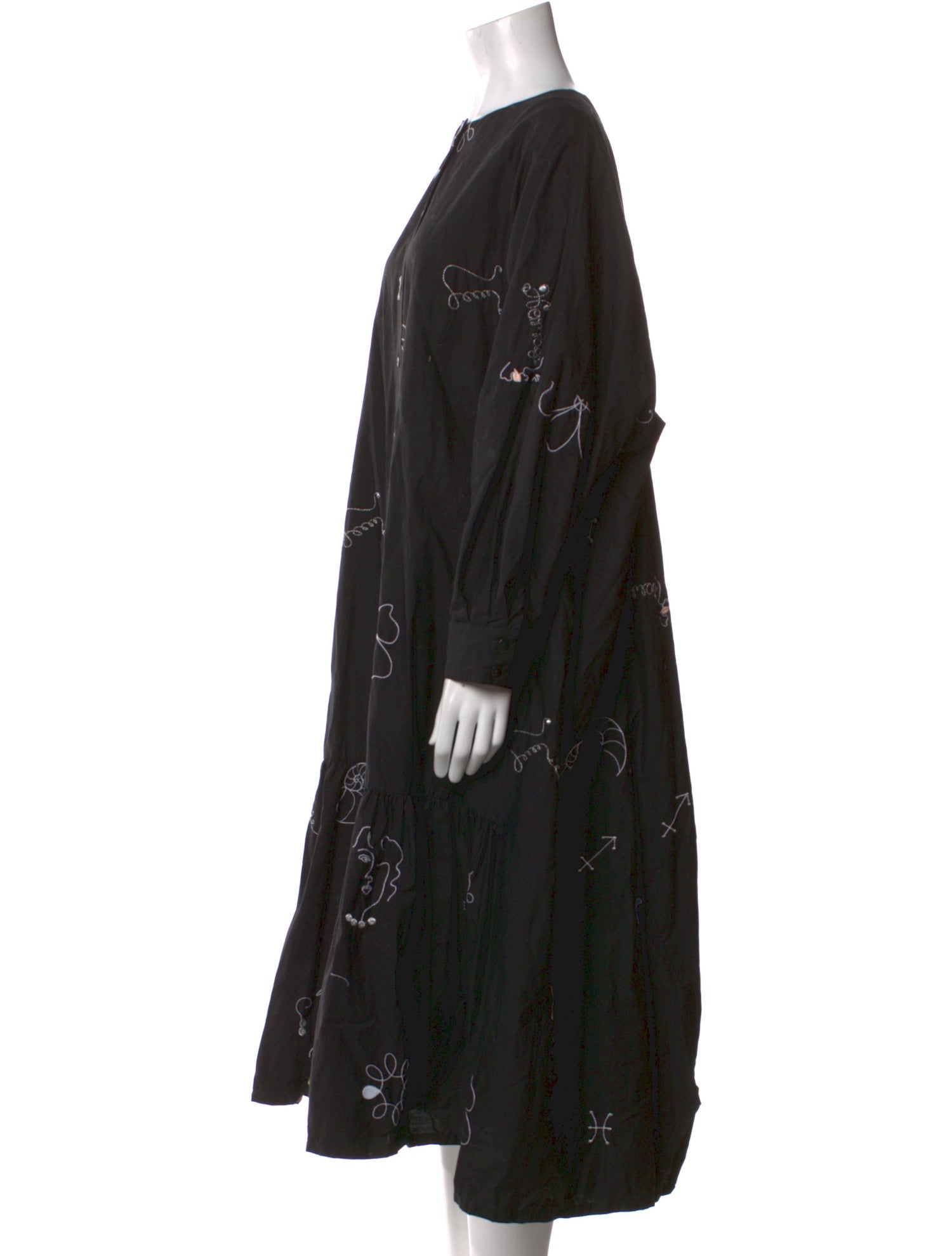 Mr. Larkin Crew Neck Midi Length Dress