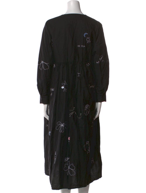 Mr. Larkin Crew Neck Midi Length Dress