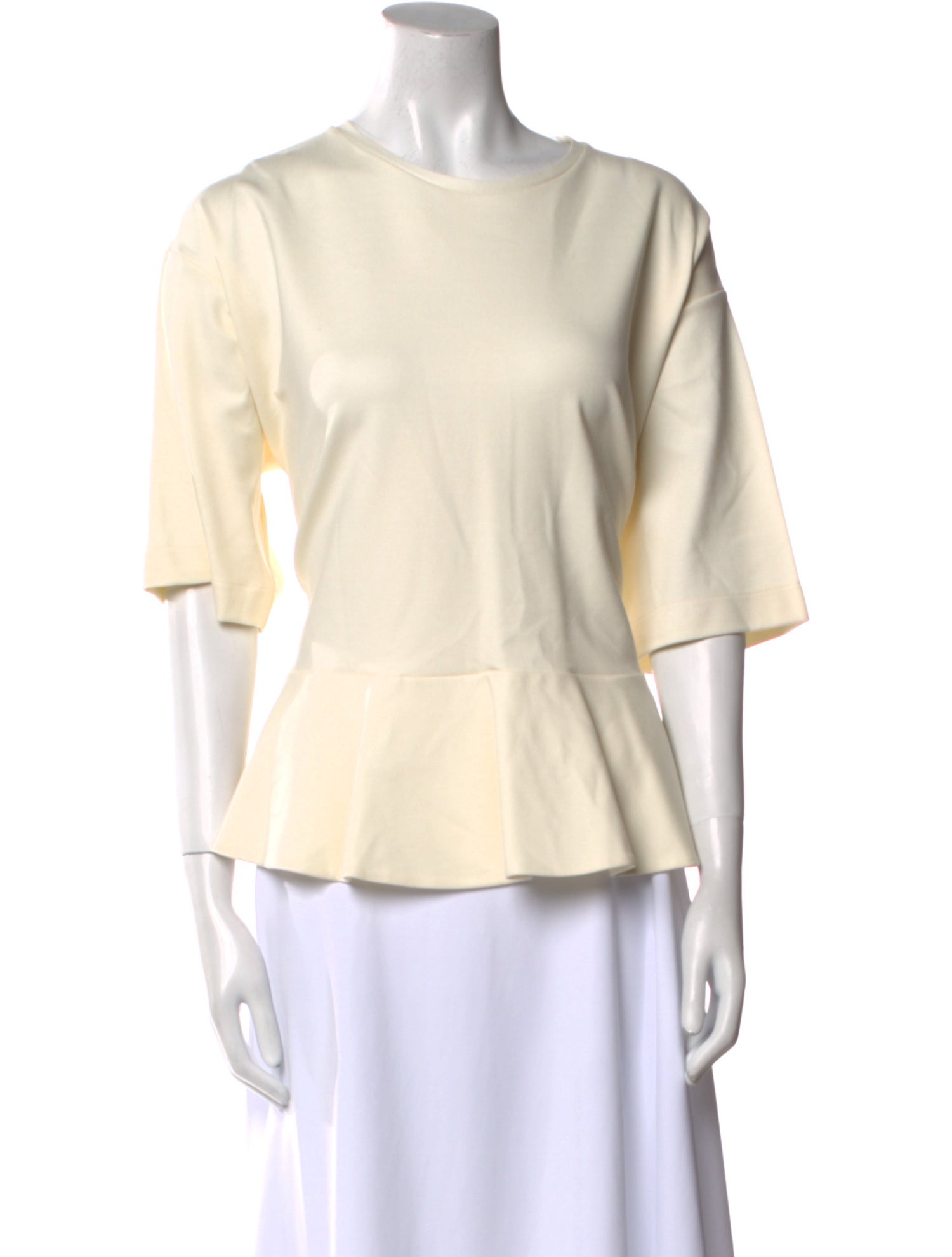Mr. Larkin Bateau Neckline Three-Quarter Sleeve Blouse