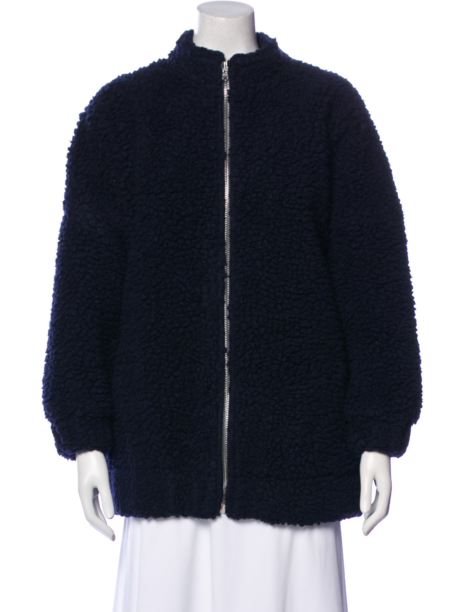 Mr. Larkin Virgin Wool Faux Fur Coat