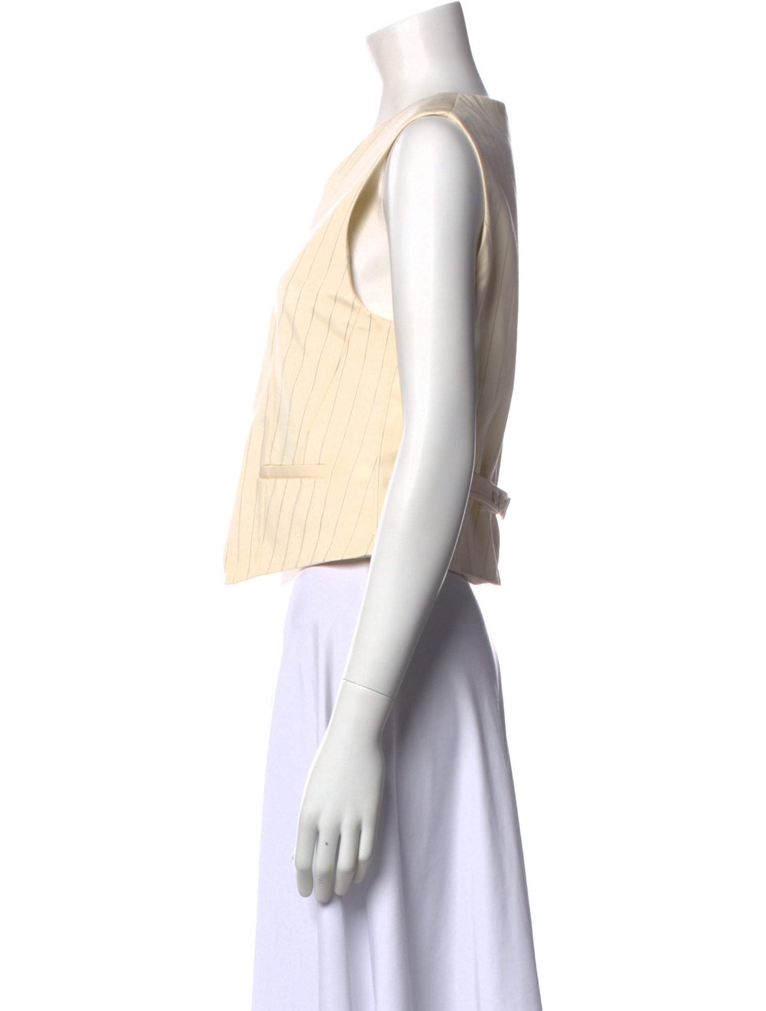 Mr. Larkin V-Neck Sleeveless Crop Top