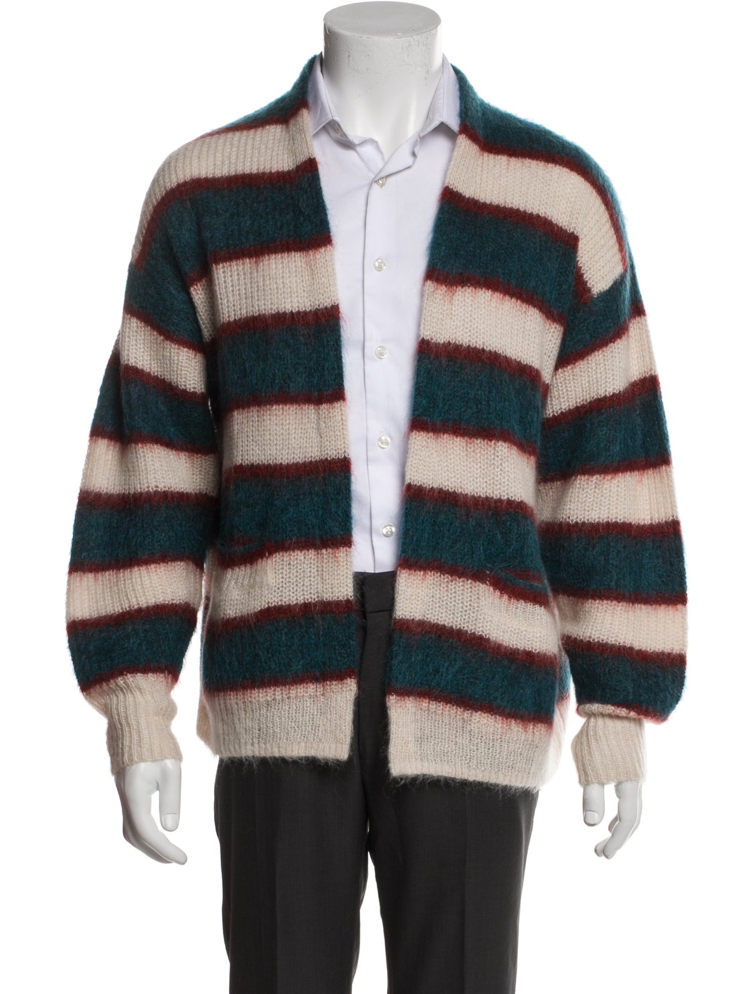 Marant Striped Open Front Cardigan