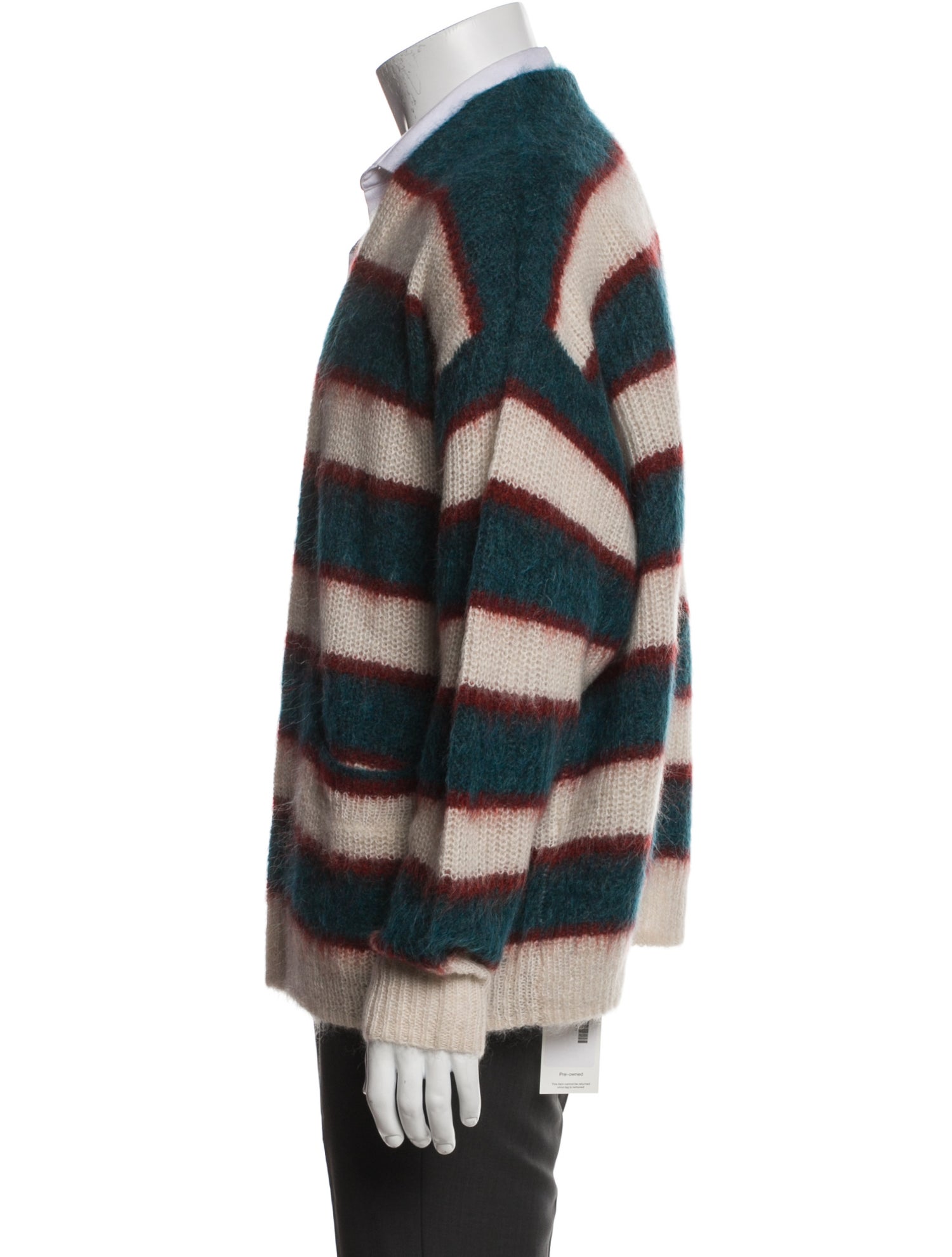 Marant Striped Open Front Cardigan