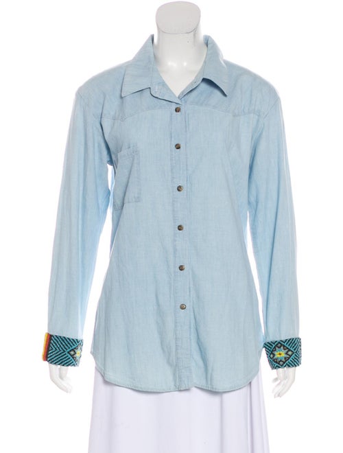Man Repeller x PJK Collar Long Sleeve Button-Up To