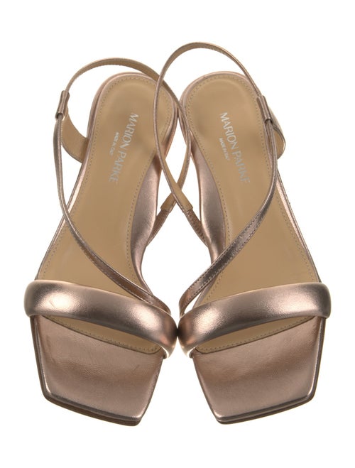Marion Parke Leather Slingback Sandals