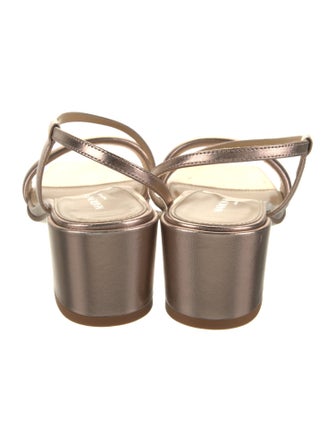 Marion Parke Leather Slingback Sandals