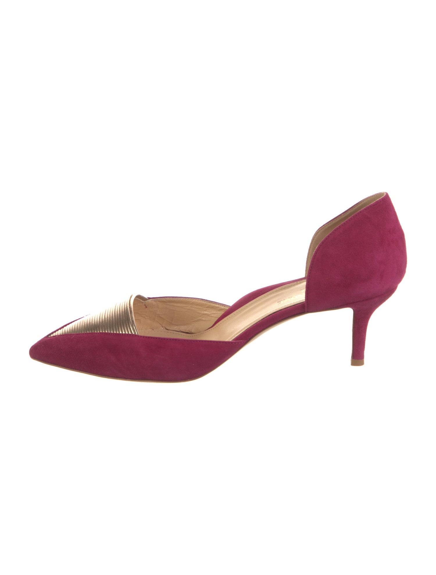 Marion Parke Suede D'Orsay Pumps