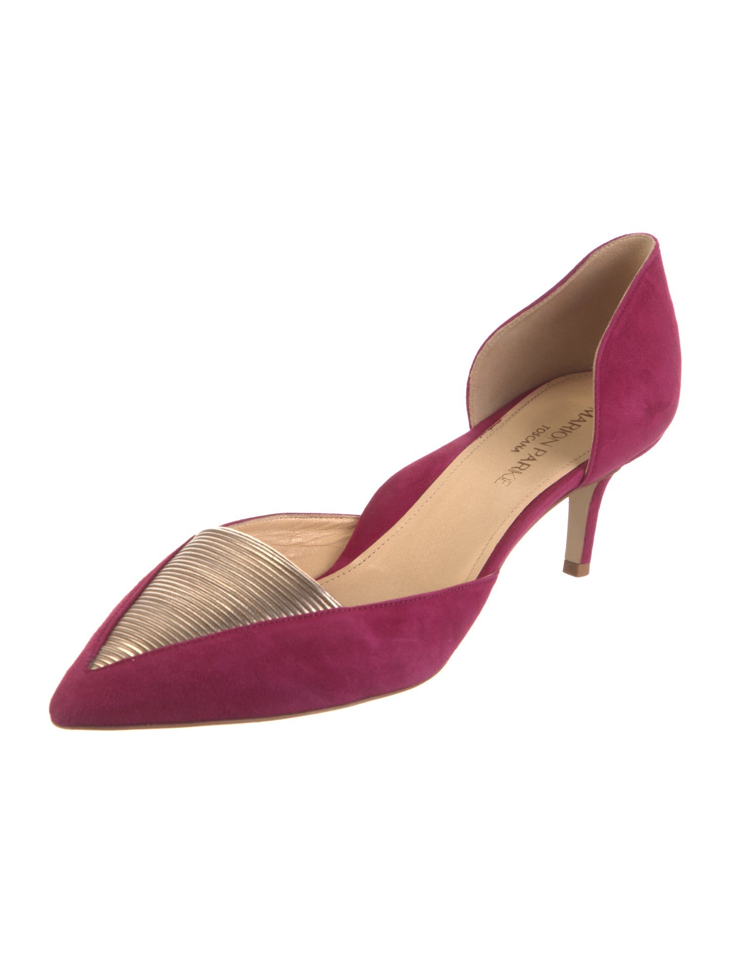 Marion Parke Suede D'Orsay Pumps