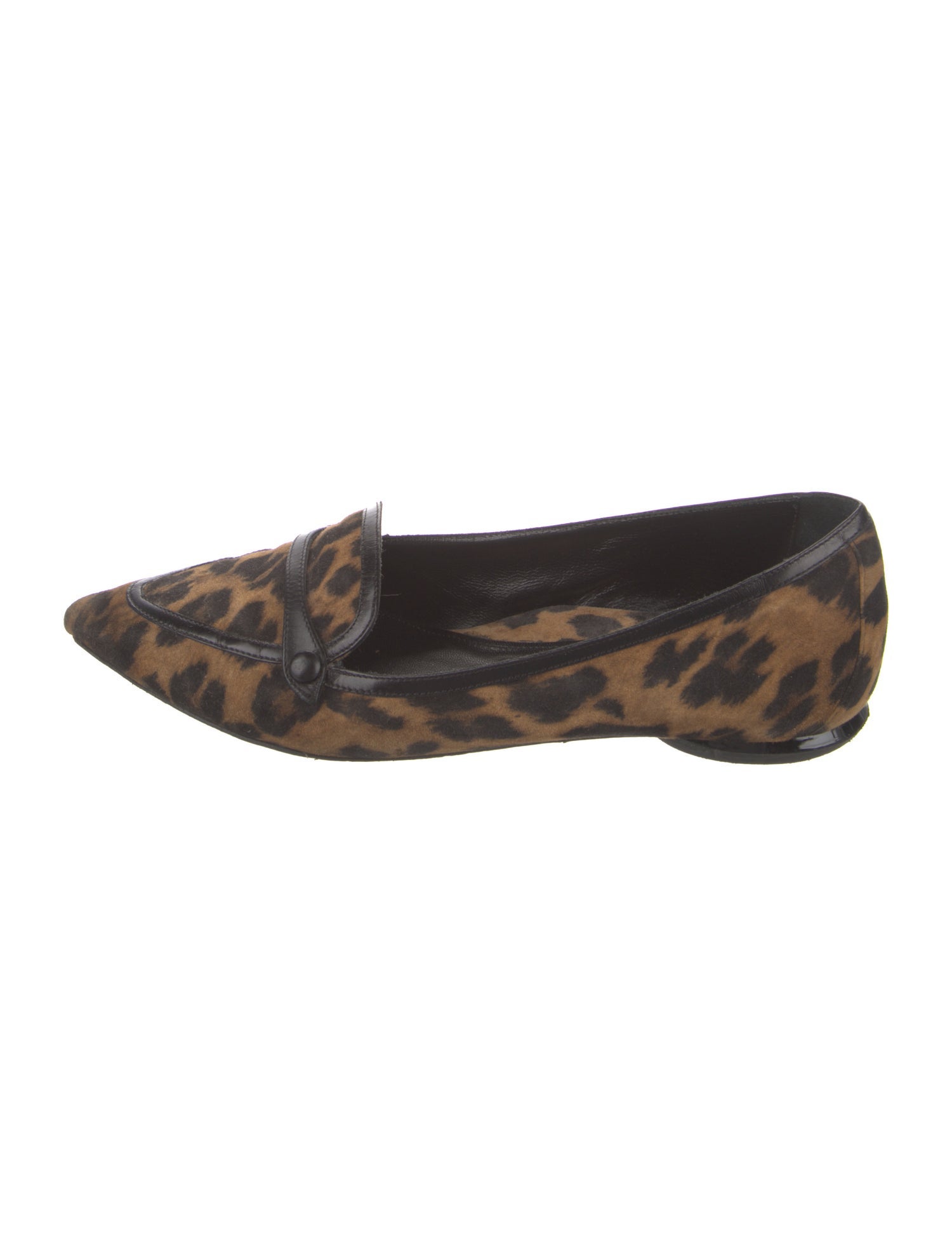 Marion Parke Suede Animal Print Loafers