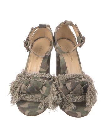 Marion Parke Canvas Printed Sandals