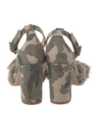 Marion Parke Canvas Printed Sandals