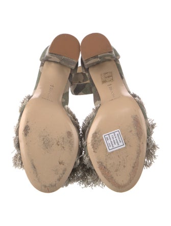 Marion Parke Canvas Printed Sandals