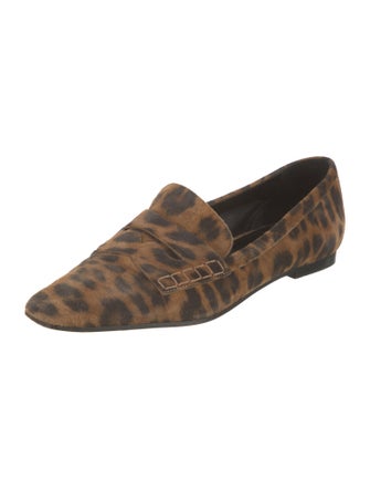 Marion Parke Suede Animal Print Loafers