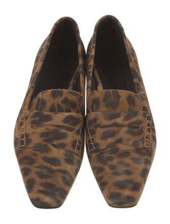 Marion Parke Suede Animal Print Loafers