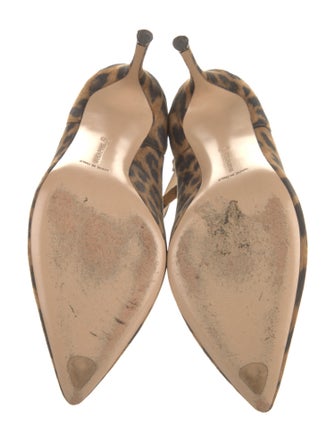 Marion Parke Suede Animal Print Pumps