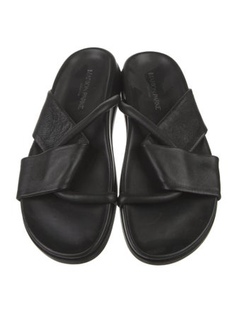 Marion Parke Leather Slides