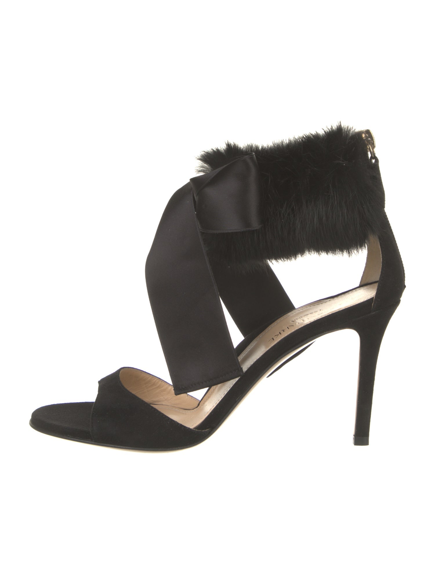 Marion Parke Suede Bow Accents Sandals