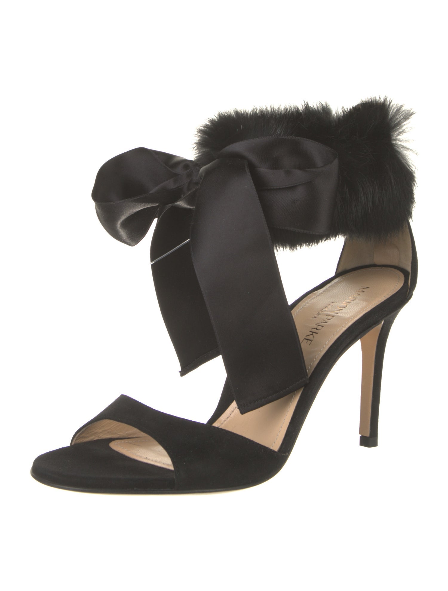 Marion Parke Suede Bow Accents Sandals