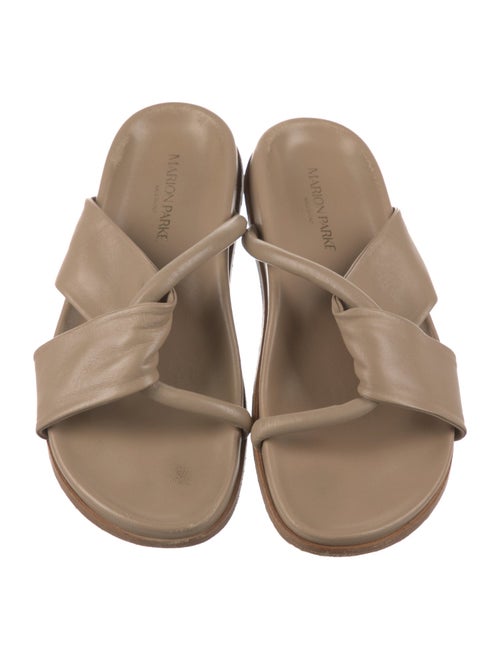 Marion Parke Leather Slides