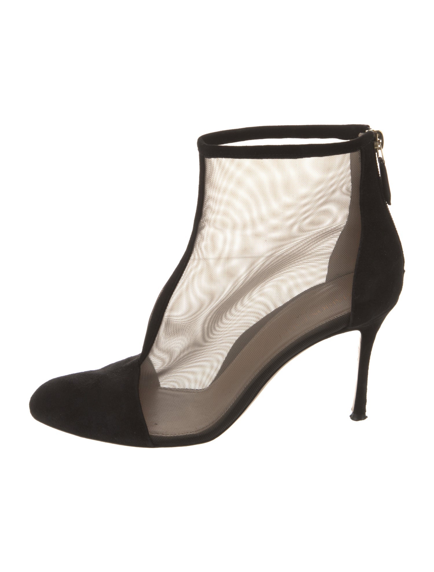 Marion Parke Mesh Mesh Accents T-Strap Pumps