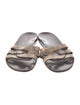 Marion Parke Snakeskin Animal Print Slides