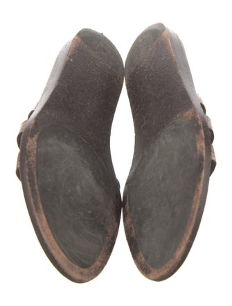 Marion Parke Snakeskin Animal Print Slides