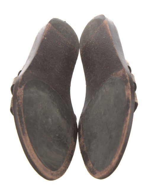 Marion Parke Snakeskin Animal Print Slides