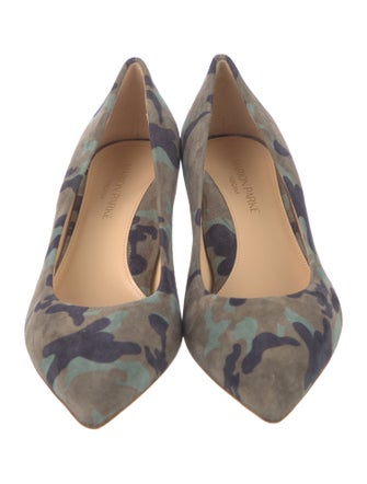 Marion Parke Suede Printed Pumps