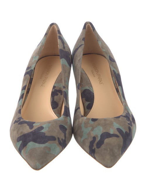 Marion Parke Suede Printed Pumps