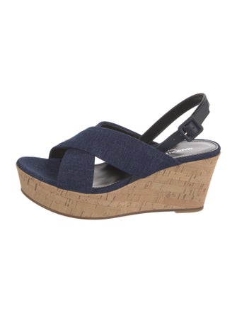 Marion Parke Denim Slingback Sandals