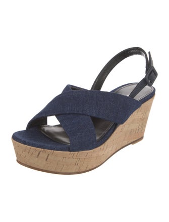 Marion Parke Denim Slingback Sandals